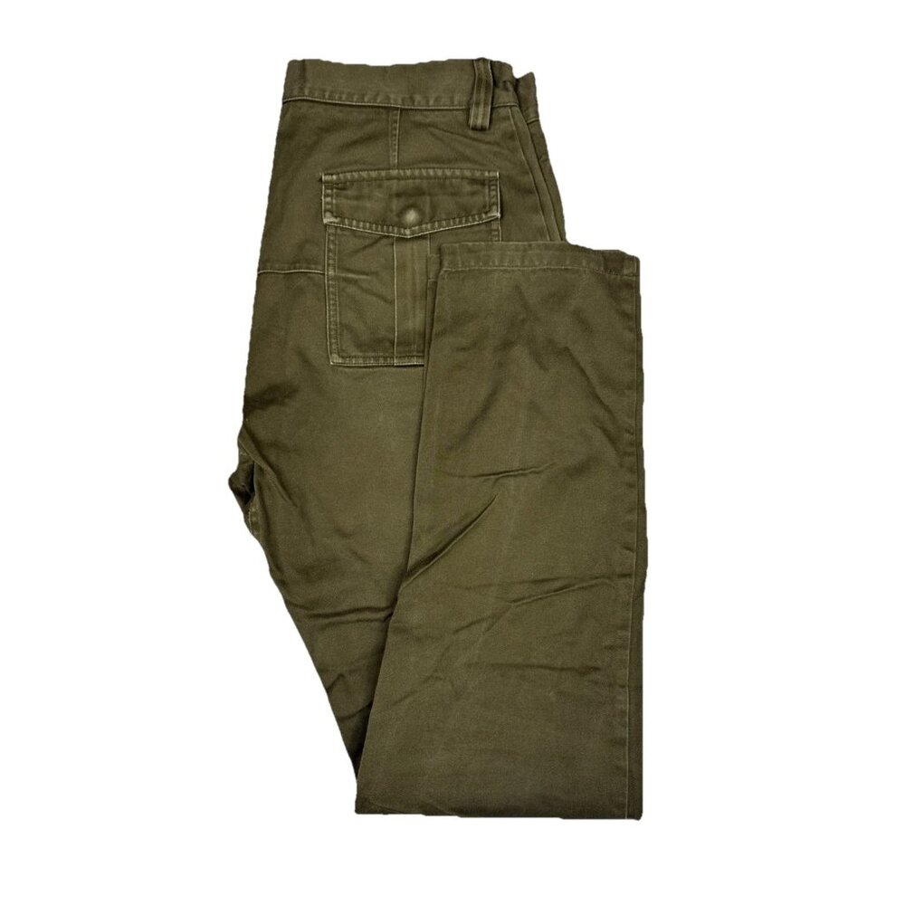 Men's Olive Cargo Pants - Classic Utility Style
